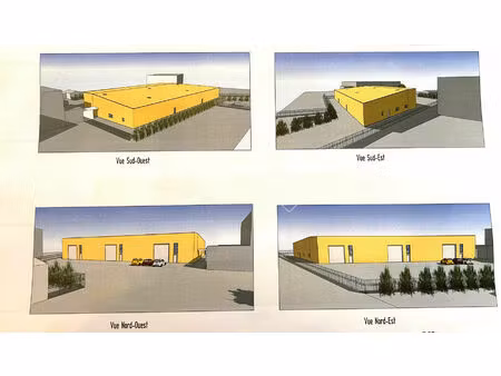 entrepot local d'activite 1200 m² neuf orange sud sortie autoroute 22