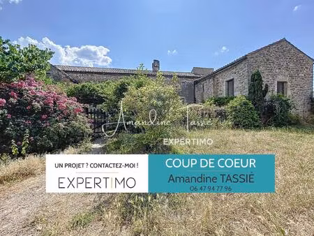 à vendre ancien prieuré du xive siècle entièrement rénové larzac  charme et autonomie
