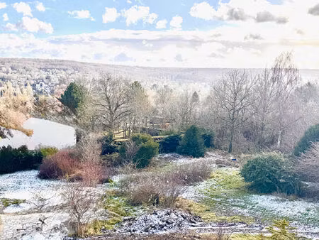 mareil marly - terrain 1144m² - vue sur paris