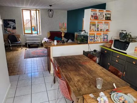 belle maison de bourg en pierres avec terrasse