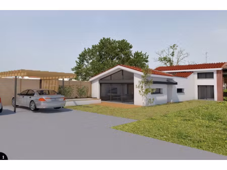 joli terrain d'environ 350 m2 situé route de launaguet à 7 min à pied du métro