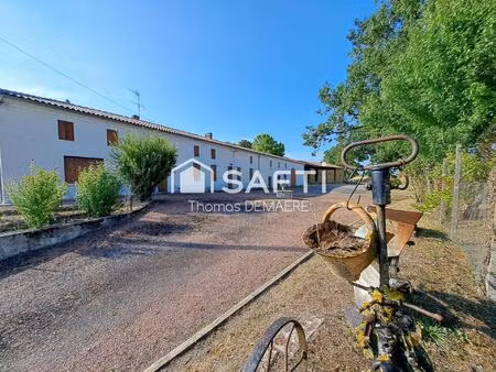 vente maison 8 pièces 214 m² tugéras-saint-maurice (17130)