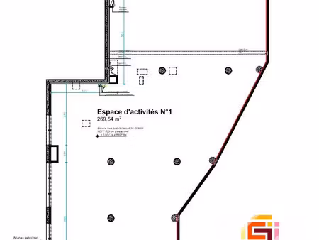 achat local commercial 279m² vernon 27200