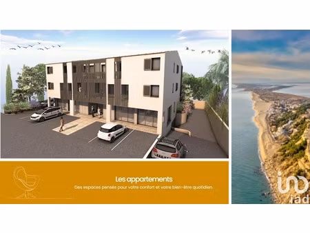 vente appartement 3 pièces 74 m² à leucate (11370)  370 000 €