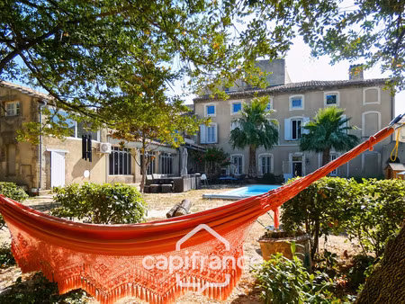 saint-geniès-de-comolas (30) propriété à vendre 10 pièces 434m² - terrain 2 409 m²