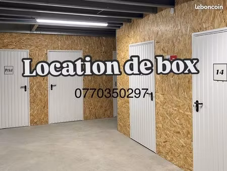 garde meuble box