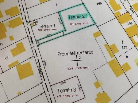 terrain 800 m² rhinau