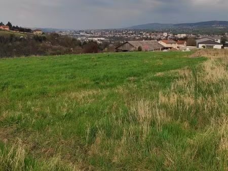 terrain 1300 m² l'horme