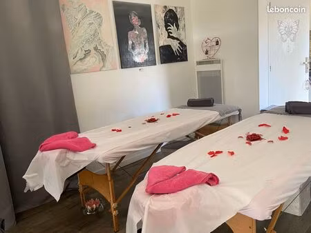 cabinet d'esthétique / local avec spa et clientèle sur boucau -