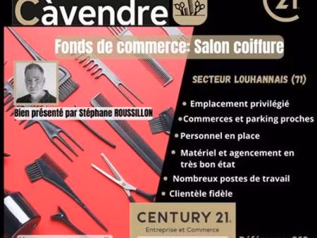 fonds de commerce 60 m² louhans
