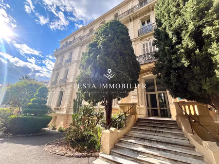 menton centre - palace - appartement 8 pieces- 201 m2 - bour