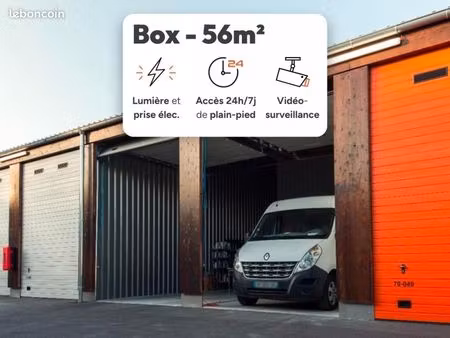 garage/box 56 m² argenteuil