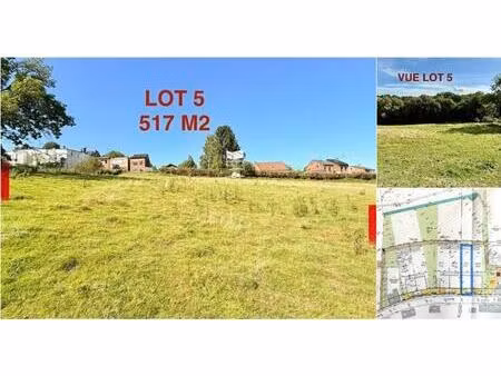 terrain à vendre de 517 m² à fléron (vbd05172)