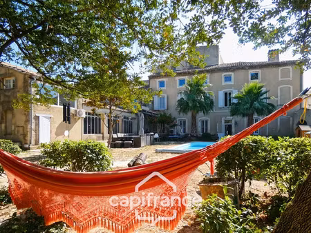 vente propriété 10 pièces 565 m² à saint-geniès-de-comolas (30150)  795 000 €