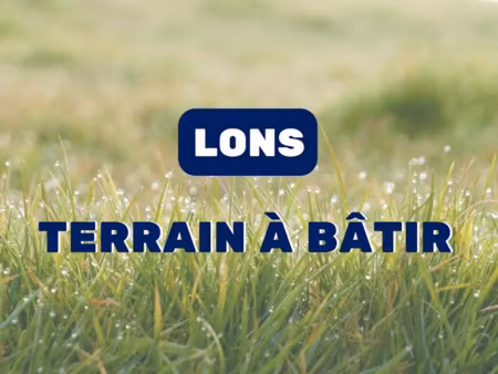 vente terrain 675 m² à lons (64140)  123 000 €