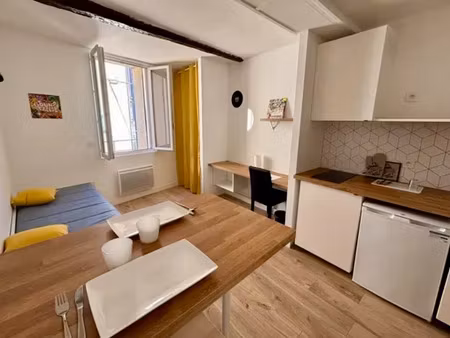 location meublée appartement 1 pièce 19.3 m² à narbonne (11100)  425 €