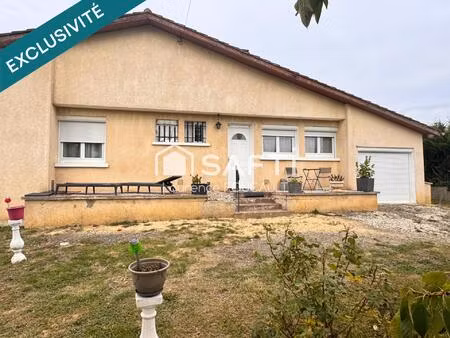 maison de plain-pied lumineuse  spacieuse.