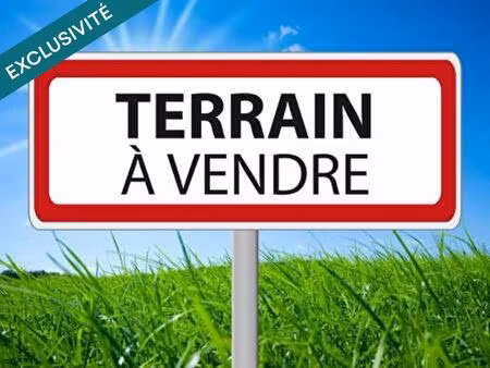 terrain constructible à vendre