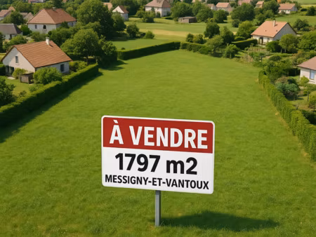 achat terrain 1 797m² messigny et vantoux 21380