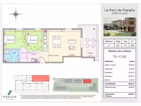 appartement 3 pièces 69 m² à vendre / acheter lucciana 20290 ? | era immobilier