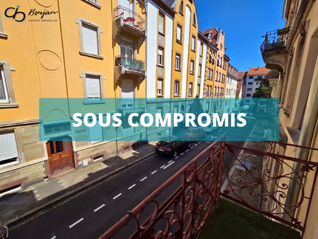 3p de 43 m2 avec balcon et cave - strasbourg neudorf