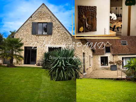 longère rénovée avec goût   volumes généreux  dépendances  calme