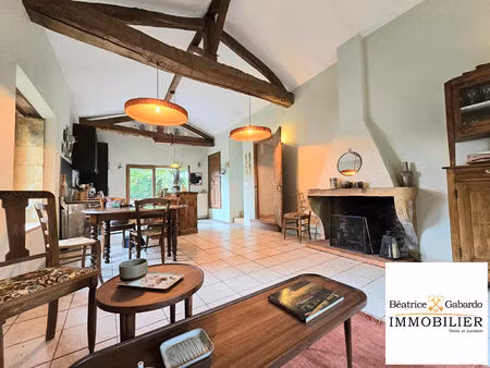 maison 130 m² - 7 p - 4 ch - grand terrain - chamelet