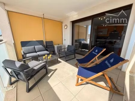 appartement de prestige de 46 m2 en location valras-plage  occitanie