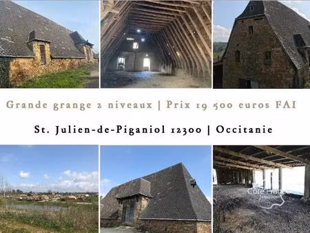 grande grange d'une beauté exceptionnelle à vendre st. julien-de-piganiol cantal |...