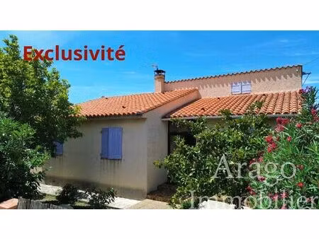 vente maison 4 pièces 123 m² rivesaltes (66600)