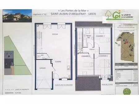 vente programme neuf maison à saint-aubin-d'arquenay (14970) : à vendre maison / 80m² sain