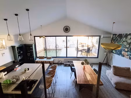 vend maison vigneronne en pierre 270m2 habitable  appartemen