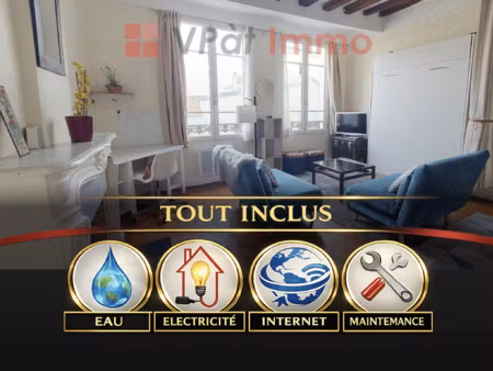 agreable deux pieces au calme