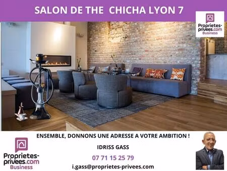fonds de commerce ? bar à chicha / salon de thé ? lyon 7e
