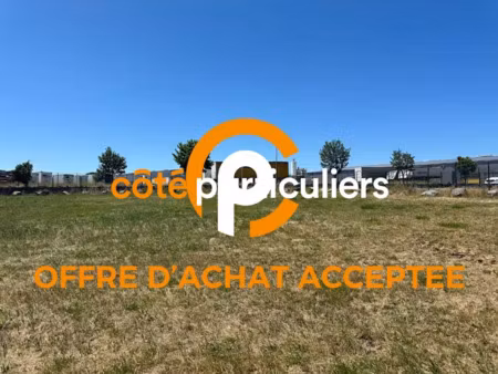 vente terrain 2450 m² à chaspuzac (43320)  73 000 €