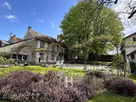 janville sur juine (91) - maison de famille avec piscine - jardin arboré en bord de...