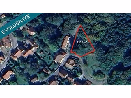 vente terrain 1320 m² clairegoutte (70200)