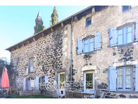 au pied du chateau d'andelat  spacieuse maison de charme