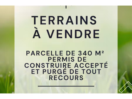 annonce terrain à vendre