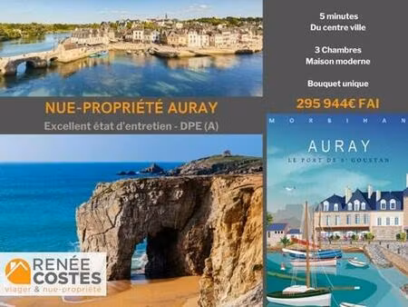 vente en nue propriété - f79 ans - auray (56400)