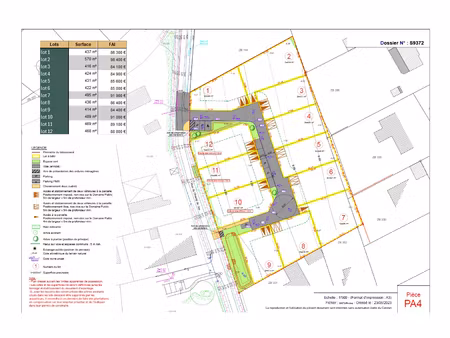 donges (revin) terrains constructibles vendus viabilisés libres de constructeurs