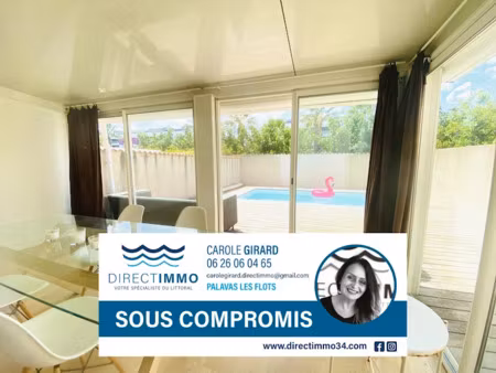 vente maison 4 pièces 109 m² à palavas-les-flots (34250)  499 000 €