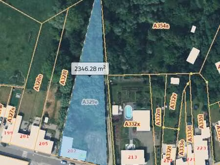 spacieux terrain à bâtir au cœur d’affligem