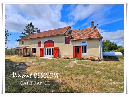 maison à vendre 4 pièces brazey en morvan terrain1801m²