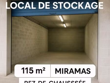 13140 miramas - location entrepot  stockage 115 m²
