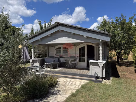 aniane vente terrain avec chalet