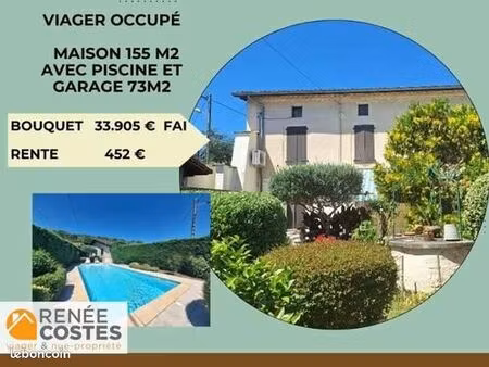 maison en viager 6 pièces 155 m²