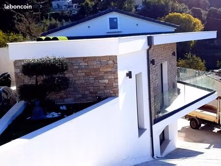 à vendre – superbe villa d’architecte avec vue mer panoramique à bastelicaccia (20129)