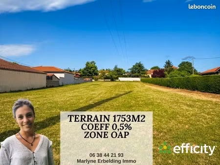 terrain 1 753 m² montbrison