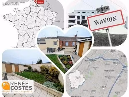 maison en viager 2 pièces 62 m²